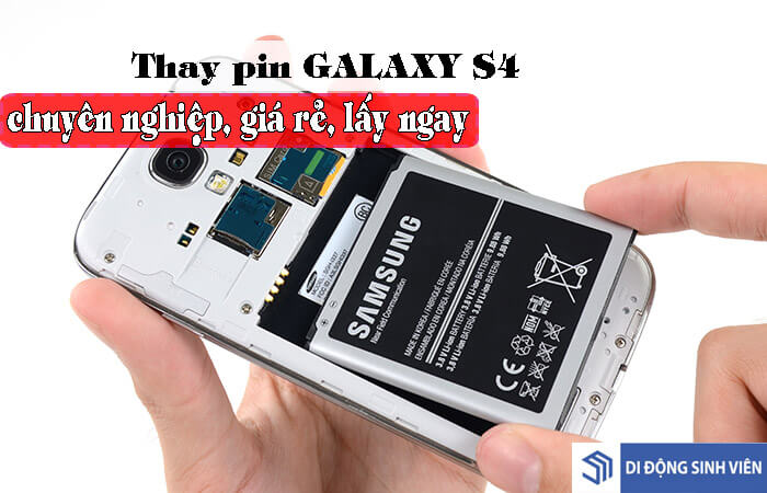 thay pin samsung galaxy s4